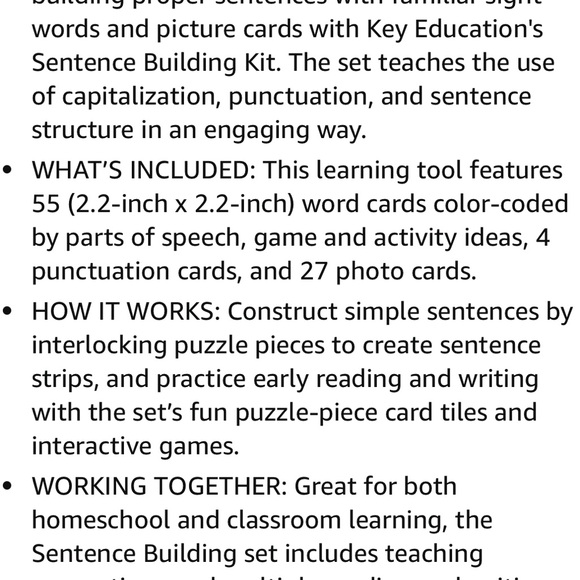 New Sentence Building Kit - Picture 6 of 9